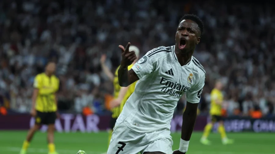 Vinícius Júnior celebra un gol ante el Dortmund | Real Madrid