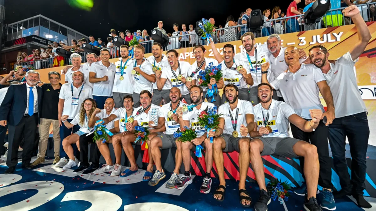 Historia del waterpolo, orígenes, posiciones y cómo se juega 5 España tricampeona del mundo de waterpolo
